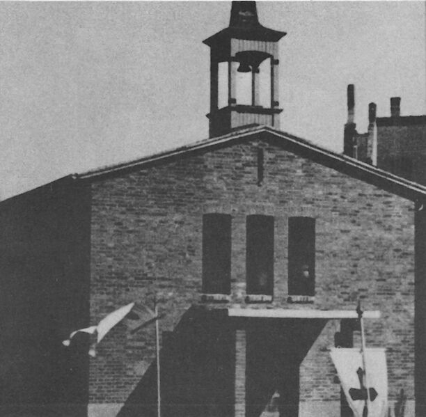 Datei:St.Franziskus, Außenansicht 1948.jpg